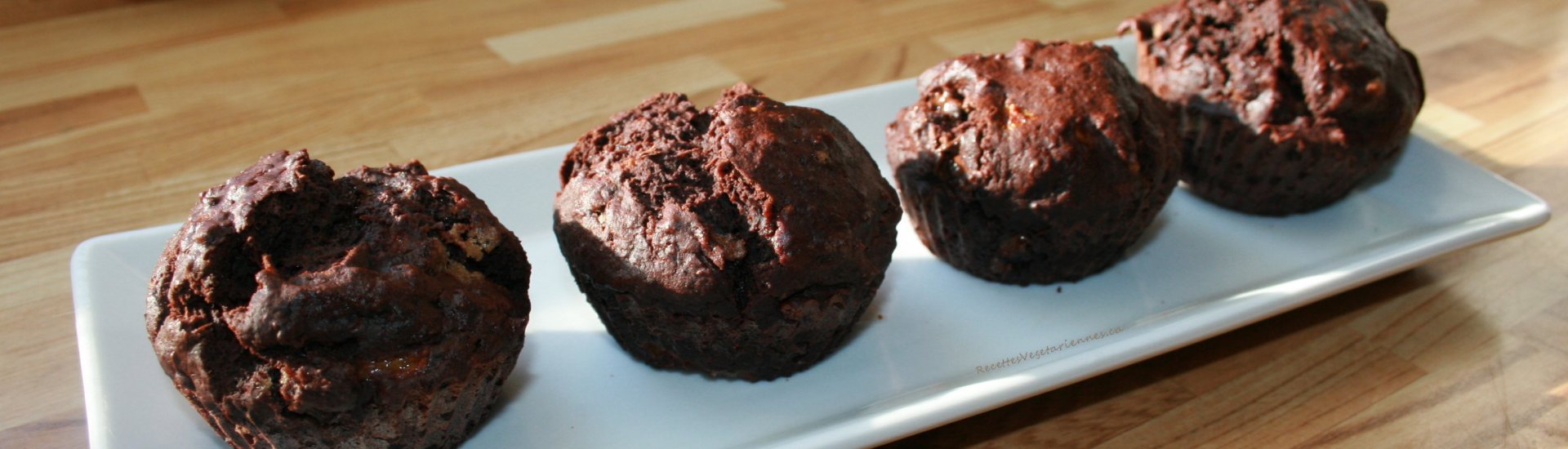 Muffins aux bananes et chocolat