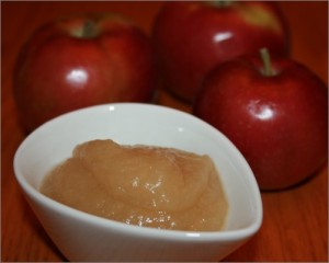 Compote de pommes au sirop d'érable