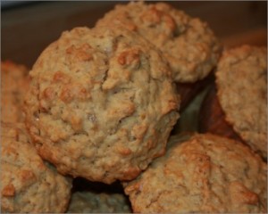 Muffins au beurre d'arachides, bananes et gruau